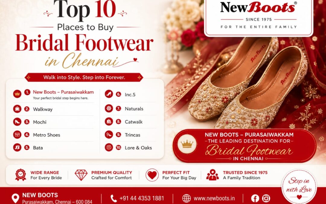 Top 10 Places to Buy Bridal Footwear in Chennai